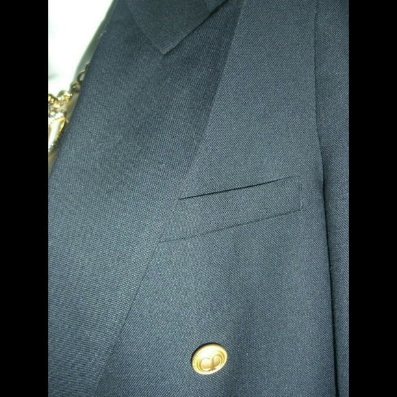Vintage Christian Dior Jeune Homme Navy Blazer VTG - Picture 6 of 9